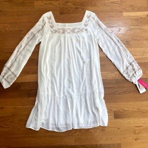 Aztec long sleeve boho dress